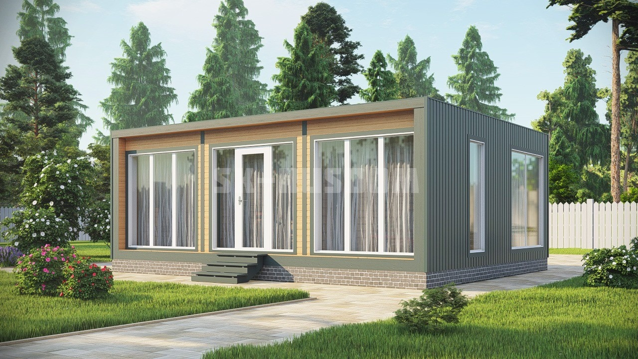 Модульный дом 45 м 
2
  — стиль и качество в короткие сроки! 🏠

Предлагаем просторный проект (6×7,5 м), созданный по передовым модульным технологиям. Это идеальный выбор для тех, кто ценит эстетику и не хочет ввязываться в многолетнюю стройку.

Технические детали:

Материалы: Внутренняя отделка имит