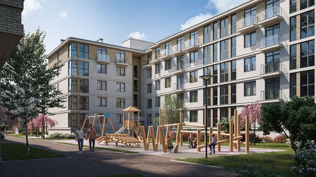 2к квартира, 58 м², 5‑этажный дом, Калининградская область.

Экологически чистый район, рядом побережье.

Развитая городская инфраструктура.

Эко‑дворы с цветущими кустарниками, зоны отдыха.

Современные лифты.

Видеонаблюдение: двор и периметр.

Парковка по периметру, во двор — только для разгрузки